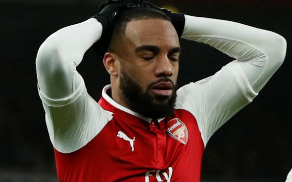 Image for Arsenal fans react to Lacazette red card v BATE