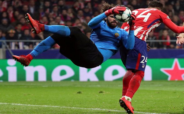 Image for Liverpool target Alisson closing in on Real Madrid move