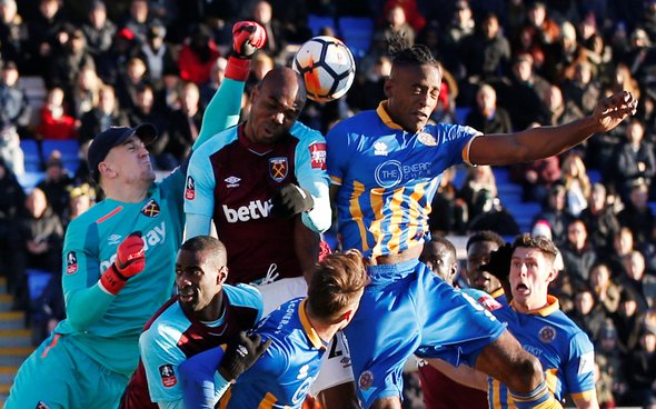 Image for Three things learned about West Ham from Shrewsbury draw