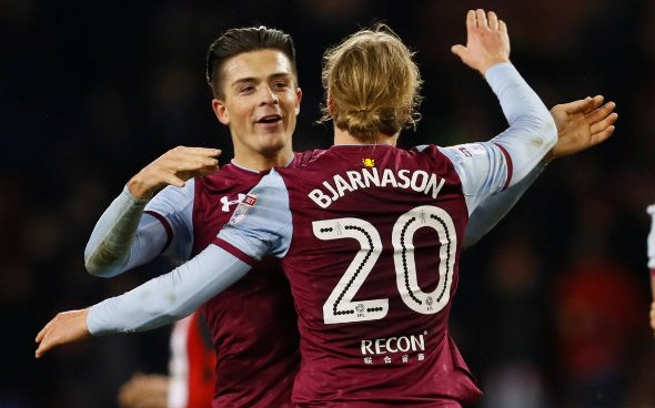 Image for Aston Villa fans rave about Bjarnason v Reading