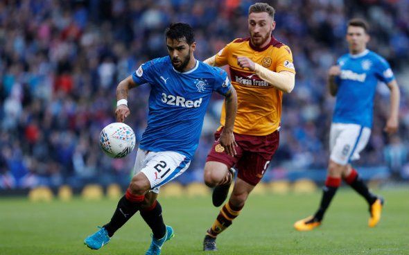Image for Rangers fans rave about Candeias after Partick win