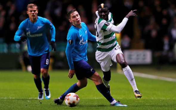 Image for Celtic fans destroy Kouassi for performance against Hearts