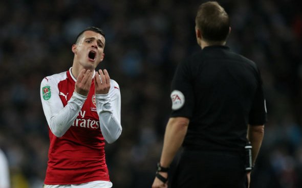 Image for Arsenal: Morgan Gibbs-White lucky to avoid red card after poor tackle on Granit Xhaka