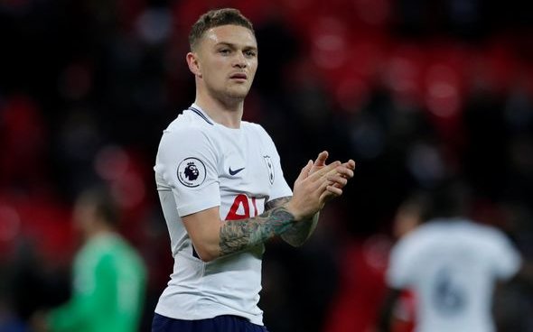 Image for Tottenham expect a number of bids for Kieran Trippier