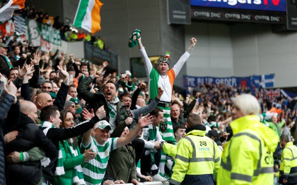 Image for Celtic fans react as Rangers concede late equaliser