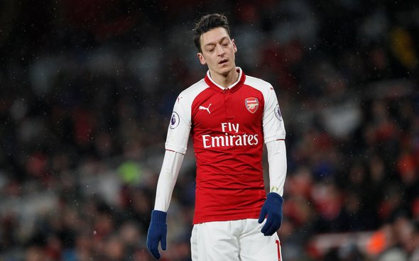 Image for Arsenal fans rip into Ozil
