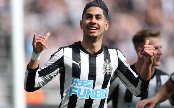Image for Ayoze Perez reveals his desire to remain at Newcastle