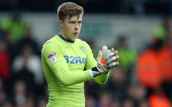 Image for Leeds fans delighted with Peacock-Farrell v Middlesbrough