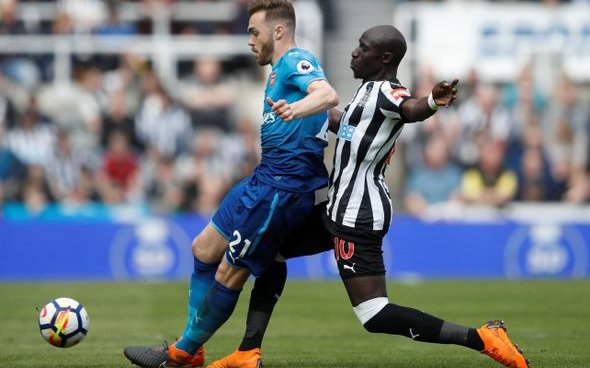 Image for Newcastle fans react to Diame display v Man United