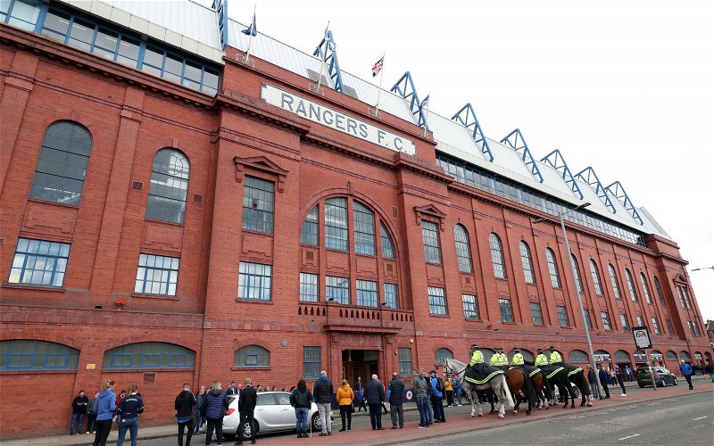 Image for Rangers: Fans react to image of Ibrox pitch