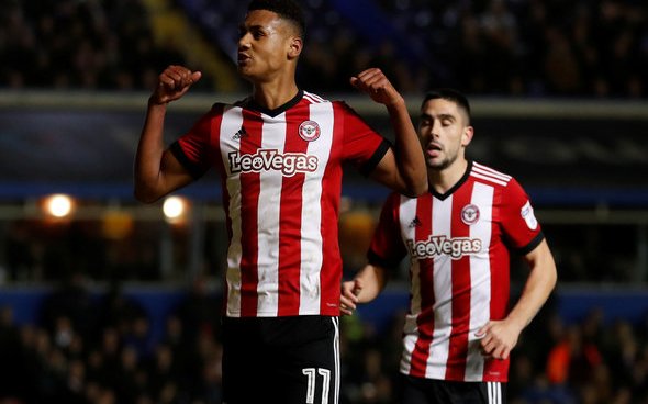 Image for Brentford: Fans react positively to Ollie Watkins footage on social media