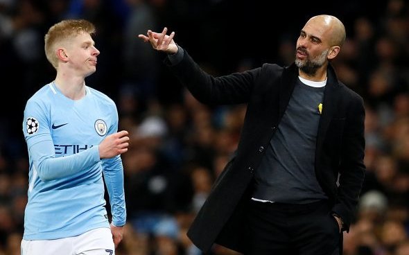 Image for Celtic interested in Manchester City ace Zinchenko