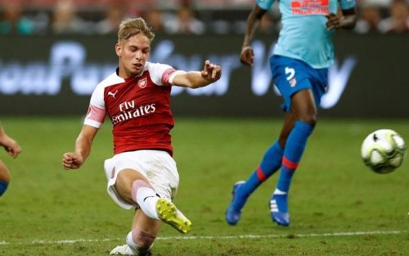 Image for Arsenal: James McNicholas claims Emile Smith Rowe will move wide to accommodate Martin Odegaard