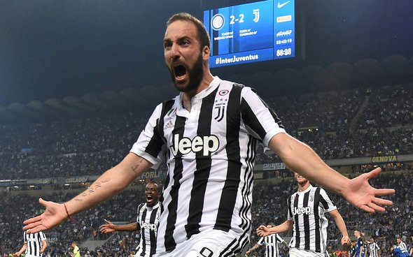 Image for Tottenham fans would be stunned if Higuain arrived