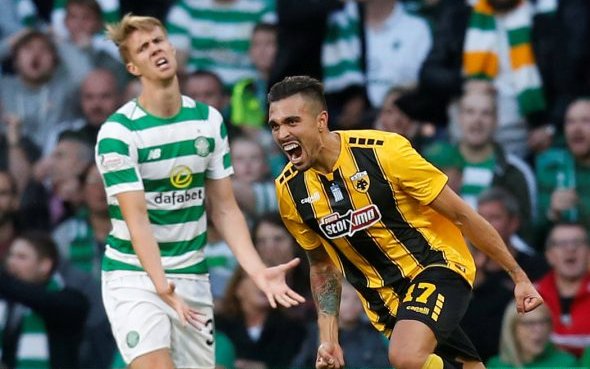 Image for Celtic fans fume at Ajer in AEK Athens Champions League tie