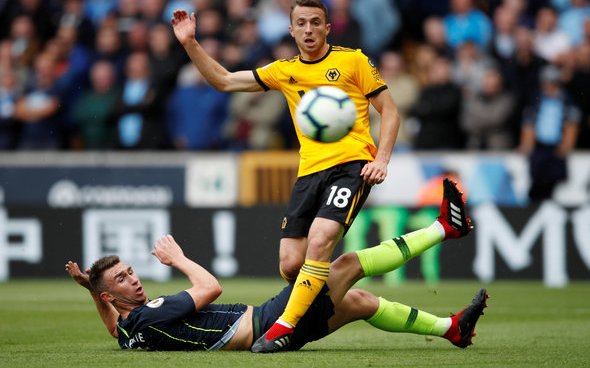 Image for Wolves fans lay in to Jota v Crystal Palace