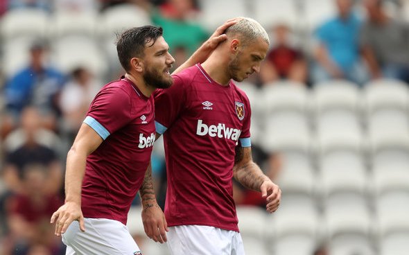 Image for West Ham fans react to worrying Arnautovic sight