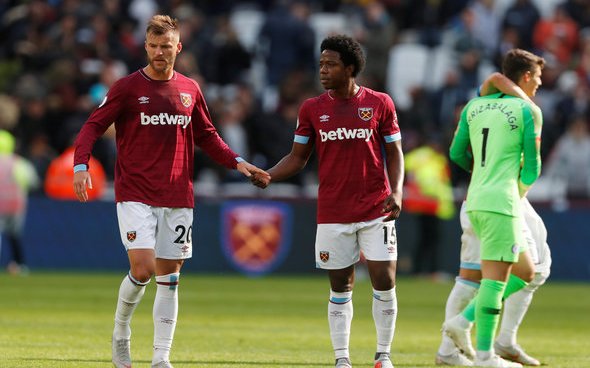 Image for West Ham United: Fans react to player departures report