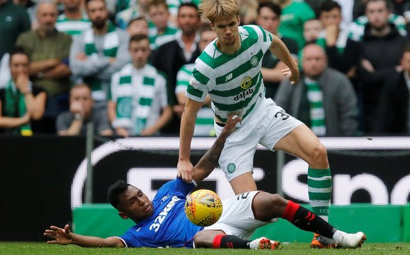Image for Celtic: Fans react in anger after critical Kristoffer Ajer quotes