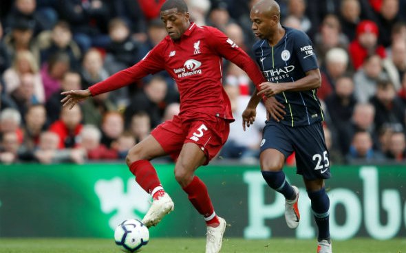 Image for Thompson: Wijnaldum should be first name on team list