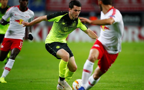 Image for Celtic: Some Hoops fans fume at performance of Lewis Morgan against Cluj