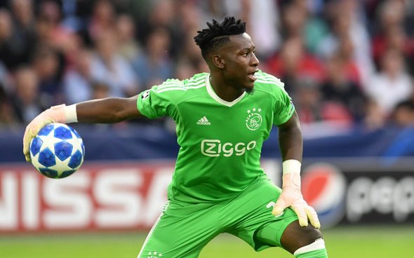 Image for Ajax want £29.9m for Spurs target Onana