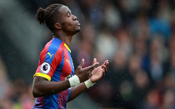 Image for Crystal Palace: Journalist issues worrying Wilfried Zaha claim