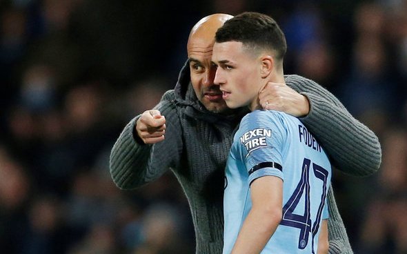 Image for Man City: Fans loved image of Phil Foden with Caglar Soyuncu