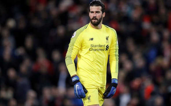 Image for Liverpool: These fans reacted to Alisson Becker training footage