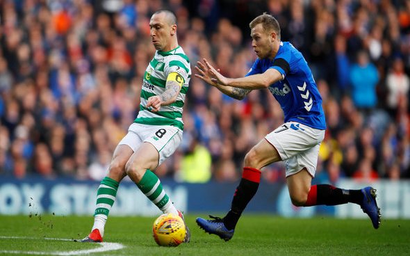 Image for Celtic: Fans fume over official club tweet on Scott Brown