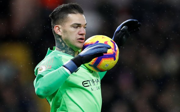 Image for Manchester City fans react to Ederson display v Watford