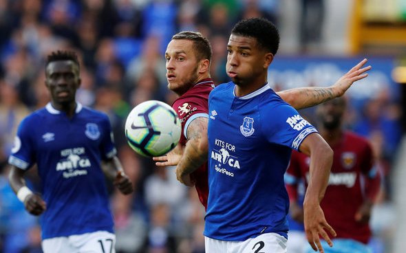 Image for Everton: Supporters gush over Mason Holgate’s Manchester United performance