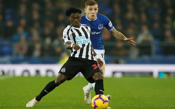 Image for Newcastle fans rave about Atsu v Man Utd