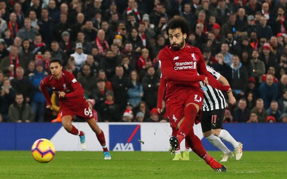 Image for Liverpool fans pan Salah in first half v Bayern