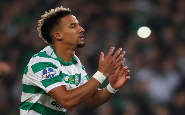 Image for Celtic: Fans unhappy that Scott Sinclair was left as an unused sub by Neil Lennon