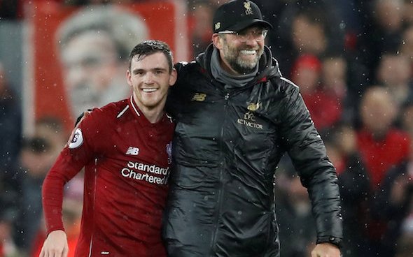 Image for Cascarino: Liverpool players love Robertson