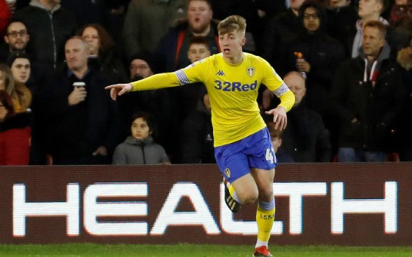 Image for Leeds fans react as Palace bid for Clarke knocked back