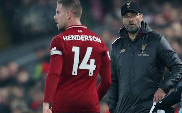 Image for Liverpool: Fans salute Jordan Henderson’s leadership skills