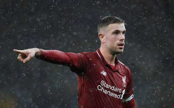 Image for Henderson ruled out of clash v Fulham