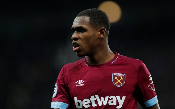 Image for West Ham: Issa Diop will miss upcoming trip to Chelsea if booked against Tottenham Hotspur