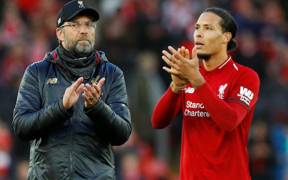 Image for Liverpool: Fans focus on Van Dijk as training footage emerges