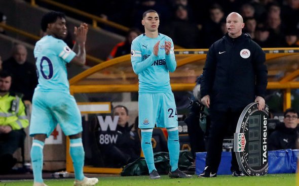 Image for Newcastle fans react to Almiron debut v Wolves