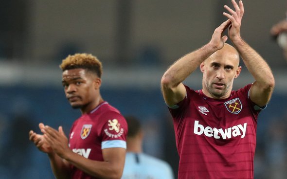 Image for Zabaleta leaves West Ham future up in the air