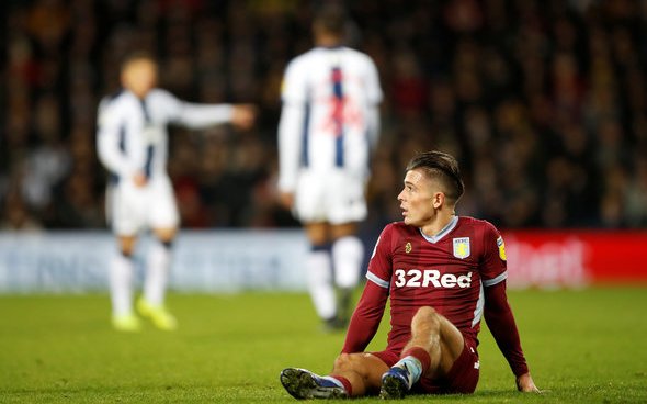 Image for West Brom handed huge boost by Grealish absence