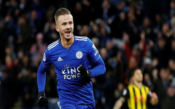 Image for Leicester City: Rob Tanner has been sharing his thoughts on James Maddison’s future