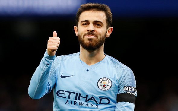 Image for Man City: Fans want to see Bernardo Silva remain in central midfield