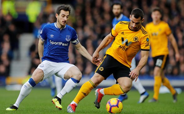Image for Everton fans tear into Baines for first half performance v Wolves