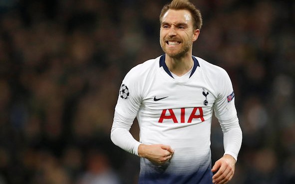 Image for Tottenham: Mourinho desperate to sell Eriksen this month