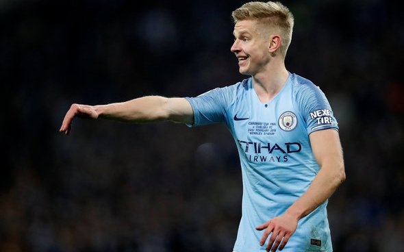 Image for Man City: Fans excited by Oleksandr Zinchenko’s imminent return