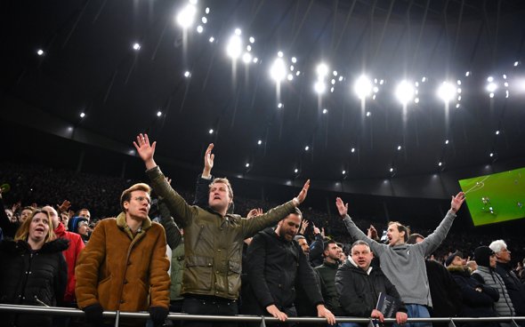 Image for Tottenham fans react to stadium opening for CL final